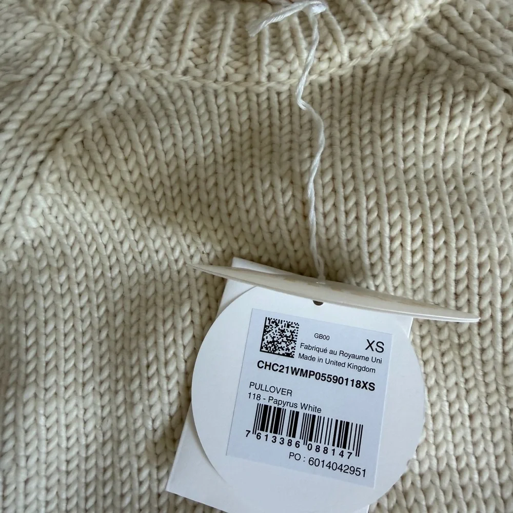 NWT Chloe Cream Knit Sweater - Picture 5 of 7